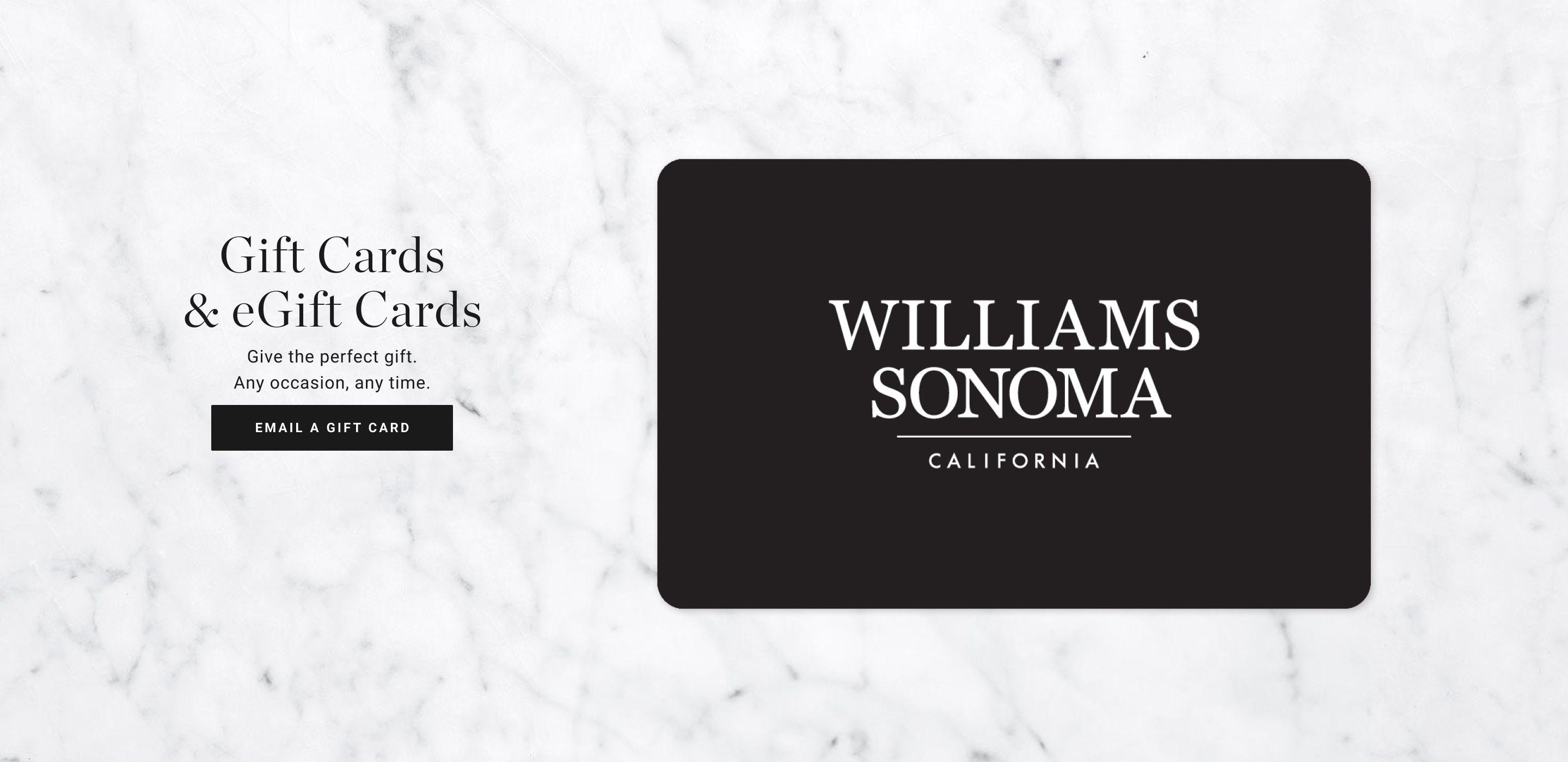 Gift Cards - Williams-Sonoma Australia